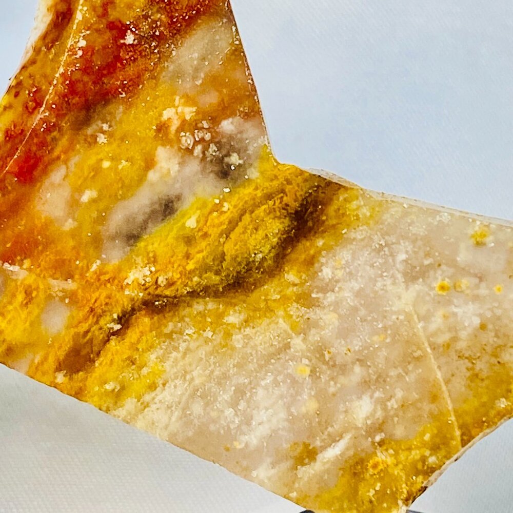 Graveyard Plume Agate Jasper Slab Slice Stone Cab Cabbing Desert Rough - Picture 4 of 7